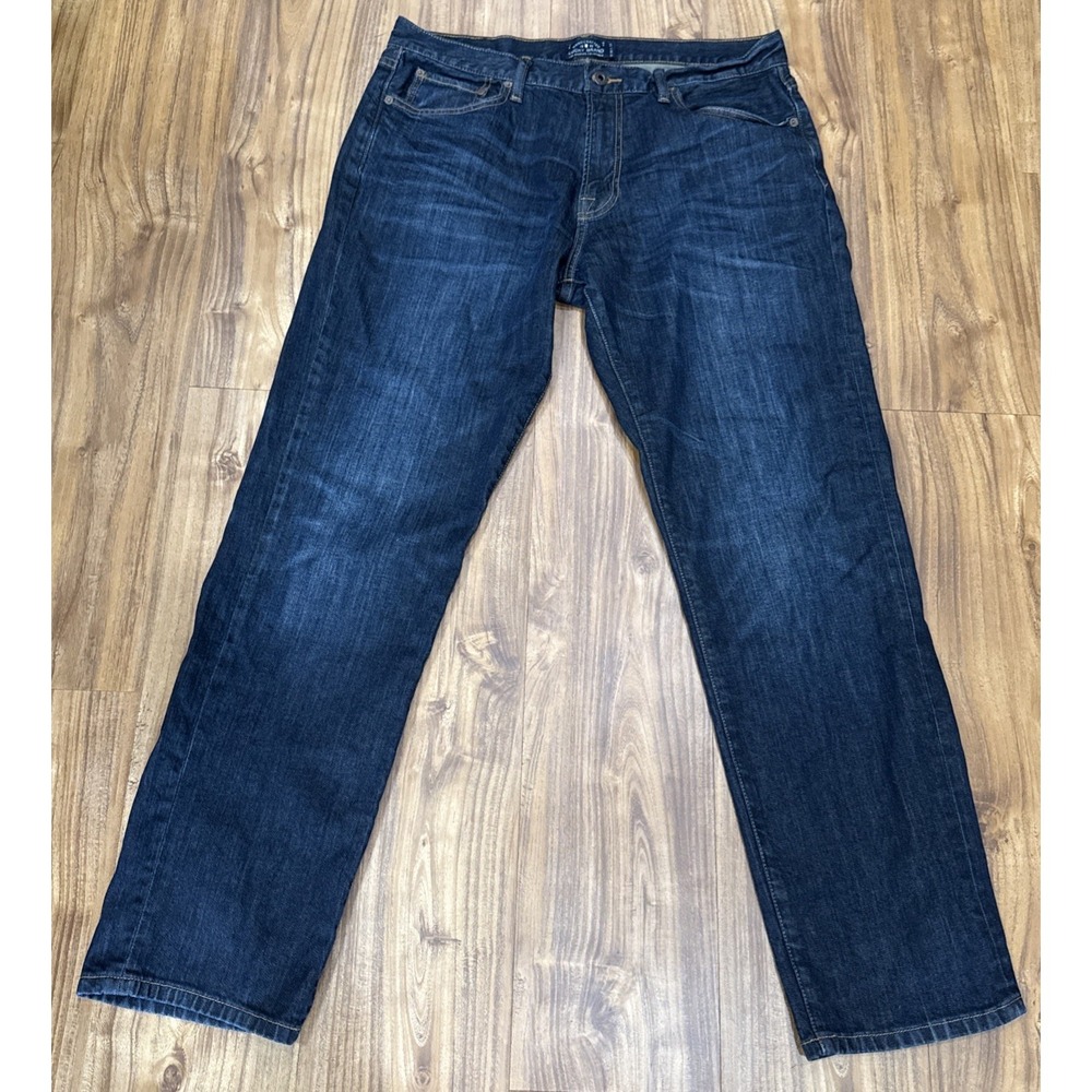 Lucky‎ Brand 221 Original Straight Leg Designer Jeans Men's Waist 36 Dark Wash